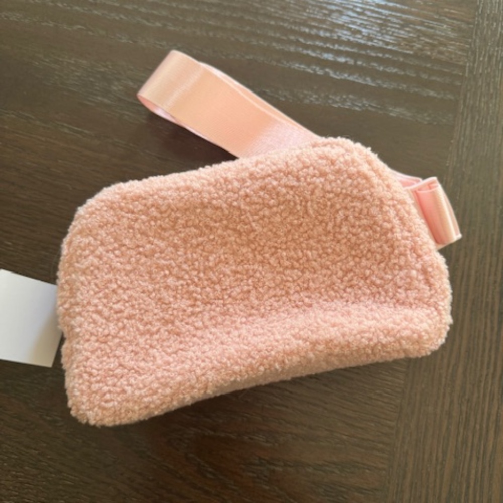 Pink belt bag